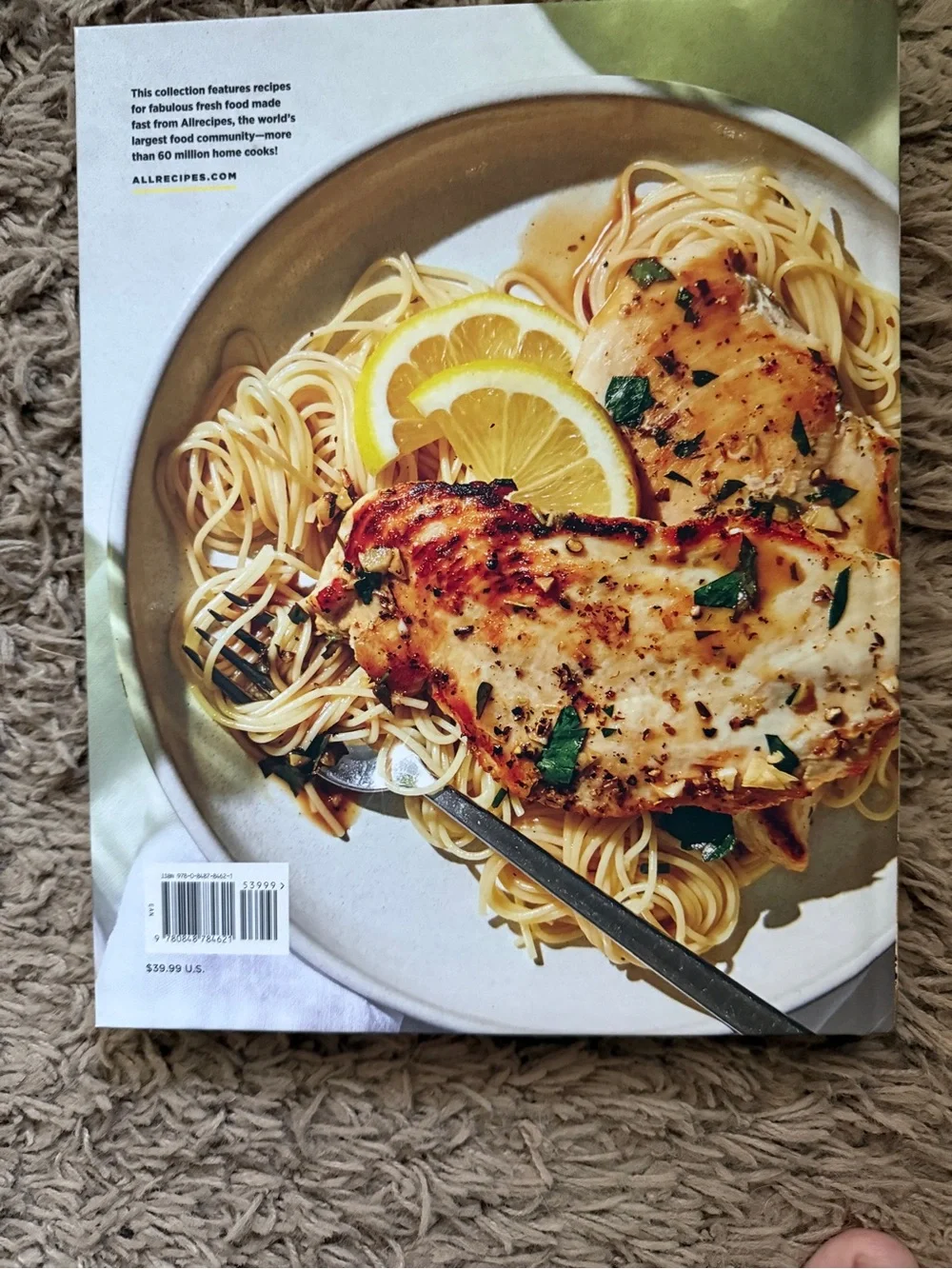 Cookbook page